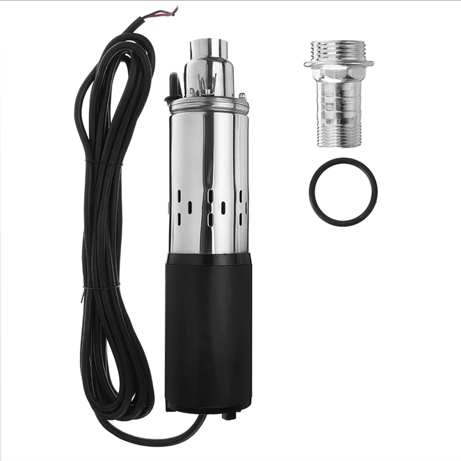 12v 24v 48vソーラーウェルポンプ 垂直ヘッド30m 出口25mm 水中深井戸ポンプ Dcポンプ 農業灌漑ガーデンホーム 好きに