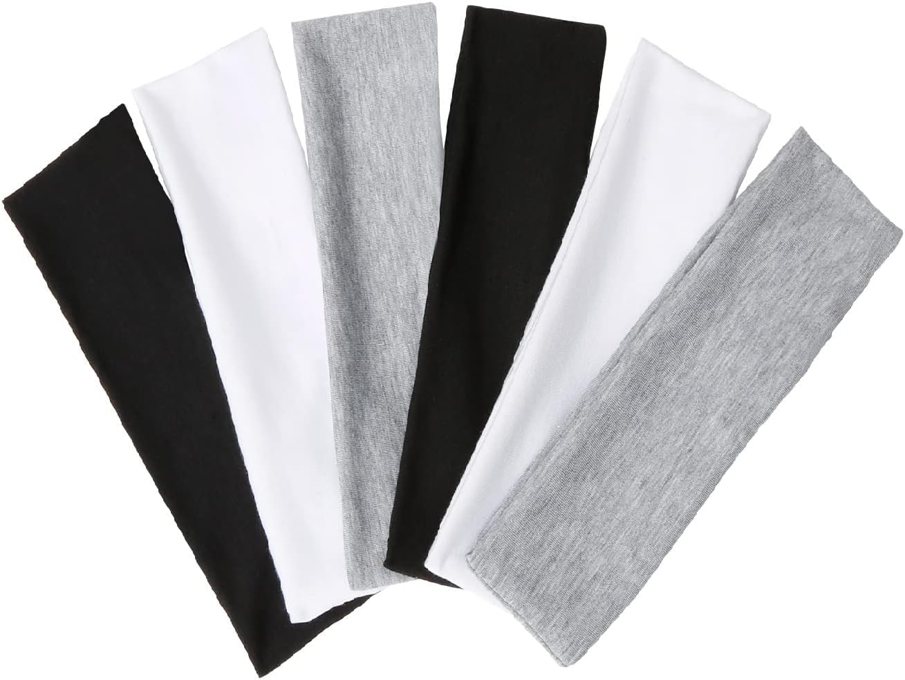 TERSE Hair Bands for Women’s Hair Thin Cloth Headbands for Women Soft Stretchy Head Bands Solid Hair Hands