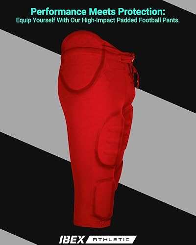 Miniatura 5 de Pantalones de fútbol integrados para adultos, pantalones de práctica de fútbol para hombre con almohadillas integradas