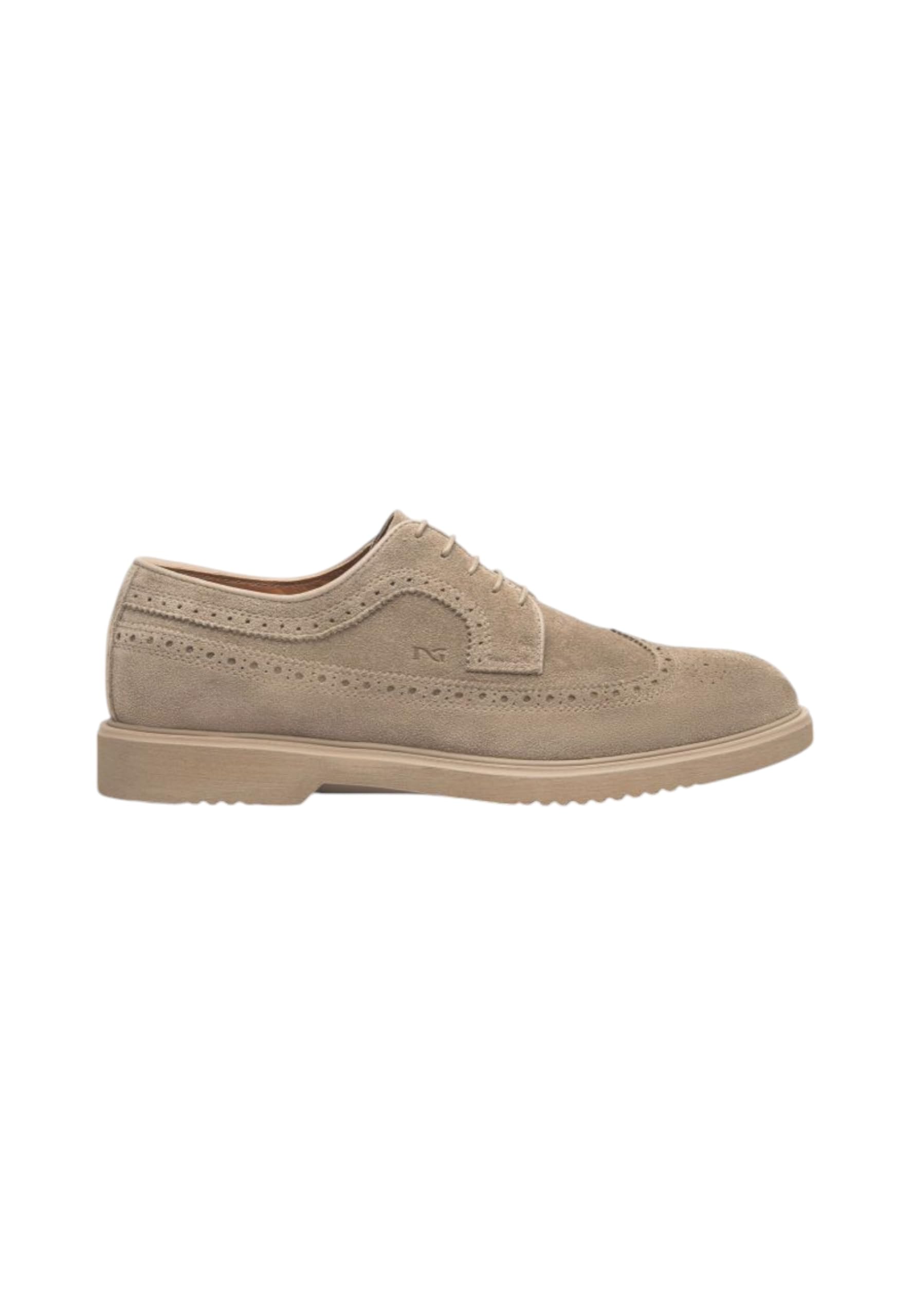 Nero Giardini E500611U Derby Uomo in Camoscio