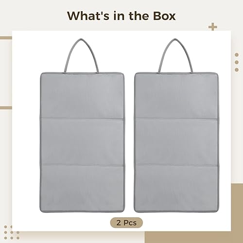 Miniatura 4 de Juego de 2 tablas de planchar plegables, tabla de vapor compacta, diseño de triple pliegue para ahorrar espacio eficiente y fácil uso, perfecto para