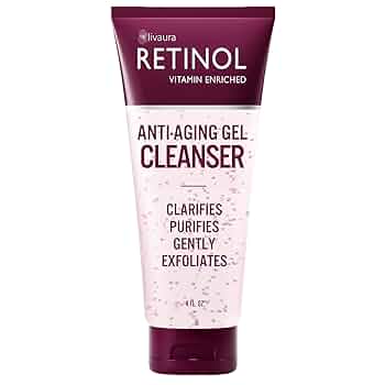 Amazon.com: LIVAURA Retinol Anti-Aging Gel Cleanser – Gently