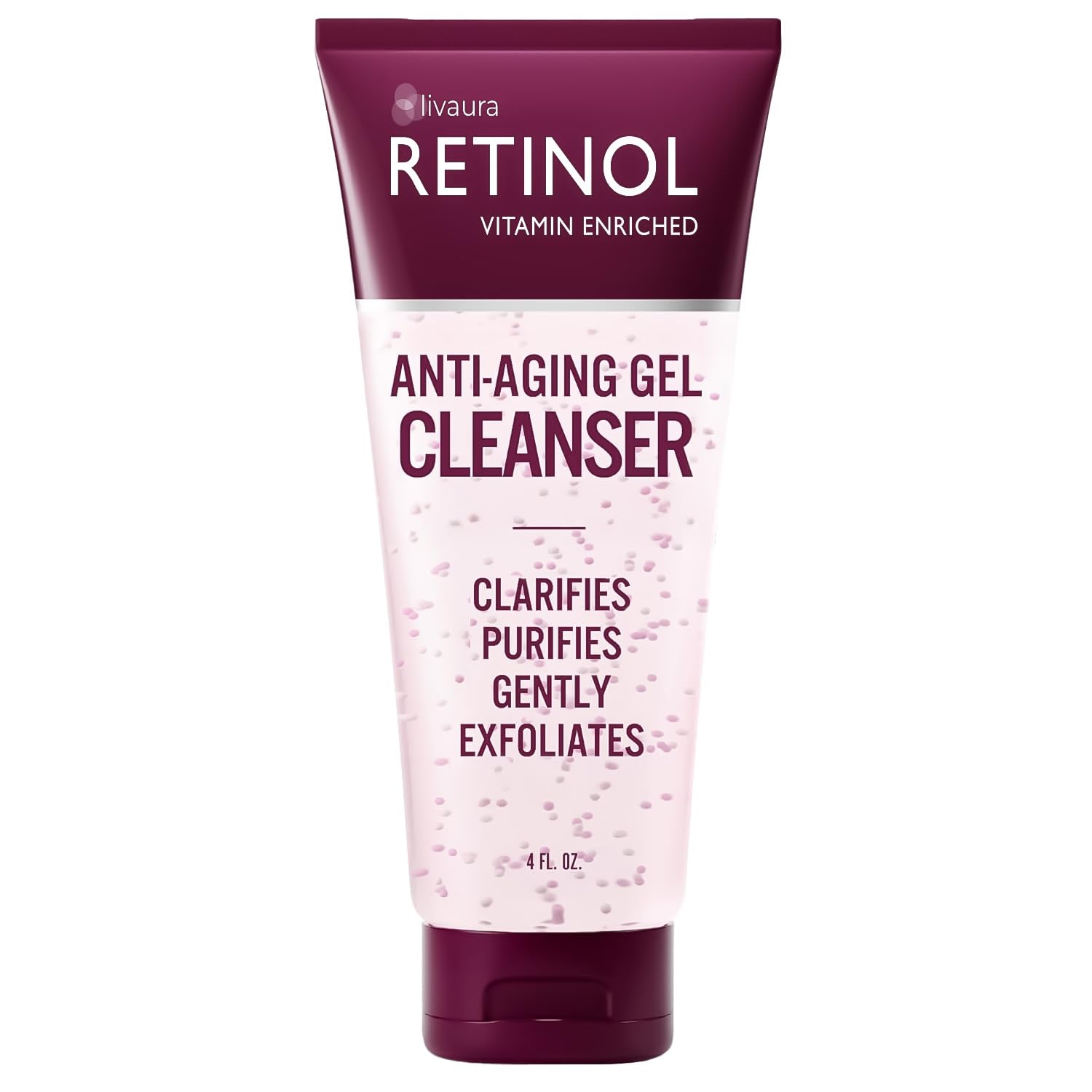 Retinol Antioxidant-Rich Micro-Beads w/Vitamin A & E Maximize Renewing Anti-Aging Gel Cleanser for Soft, Smooth Skin