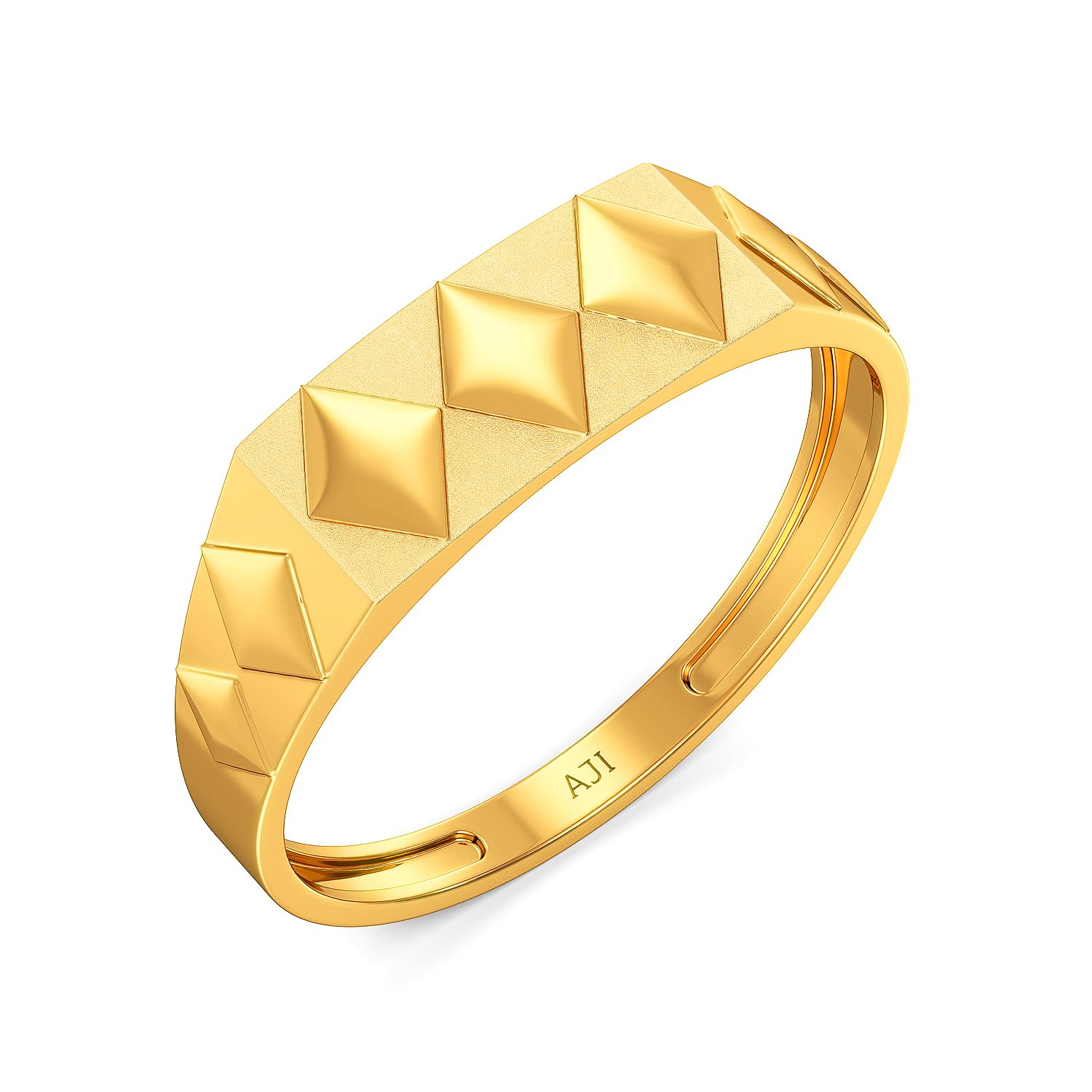 22 k (916) Rocking Macho Designer Mens Gold Ring-image-47