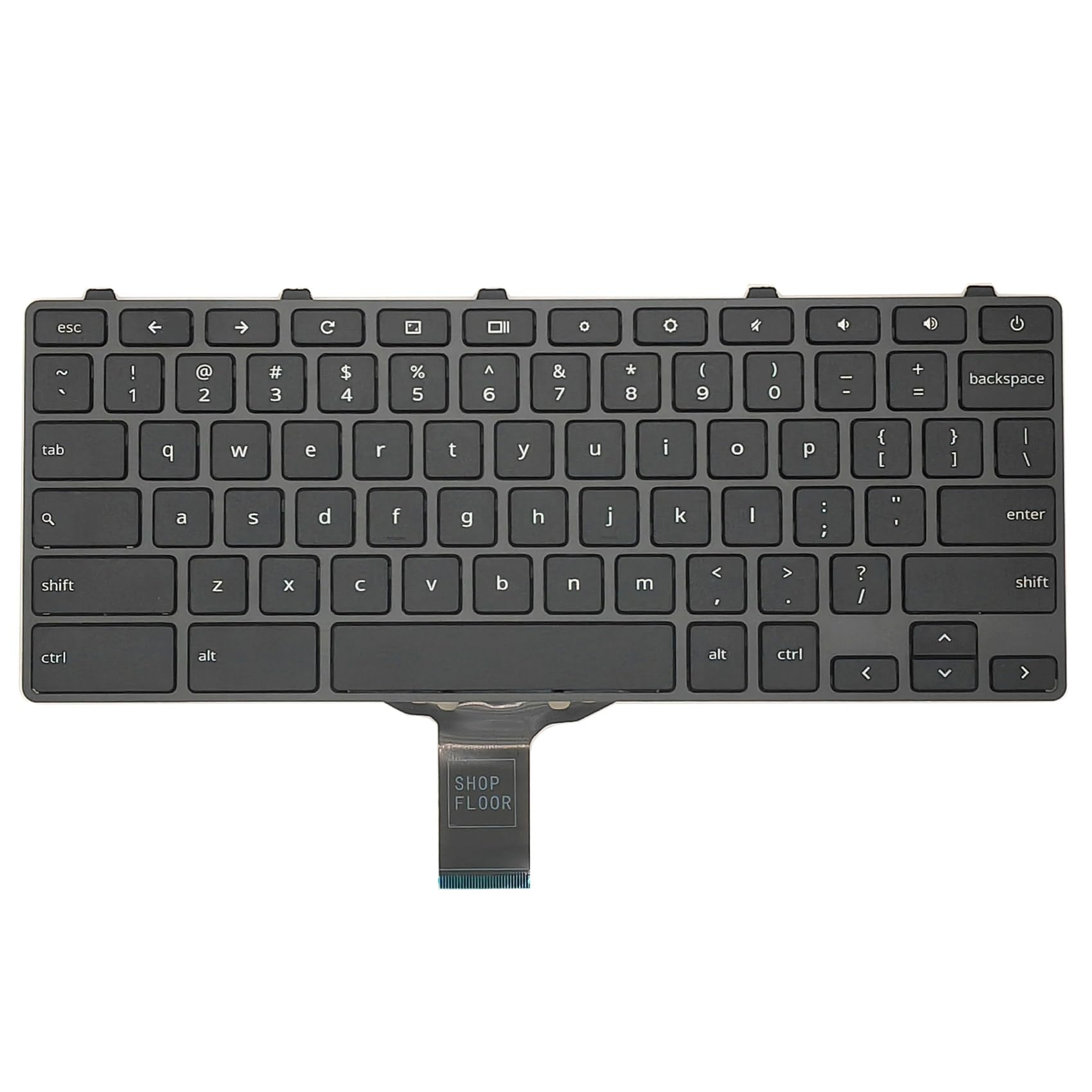 WWGTMC Replacement Keyboard for Dell Chromebook 11 3100 & Dell Chromebook 11 5190,Chromebook 11 3100 3110 5190 Keyboard US Layout 00D2DT 0G6FD2 0H06WJ