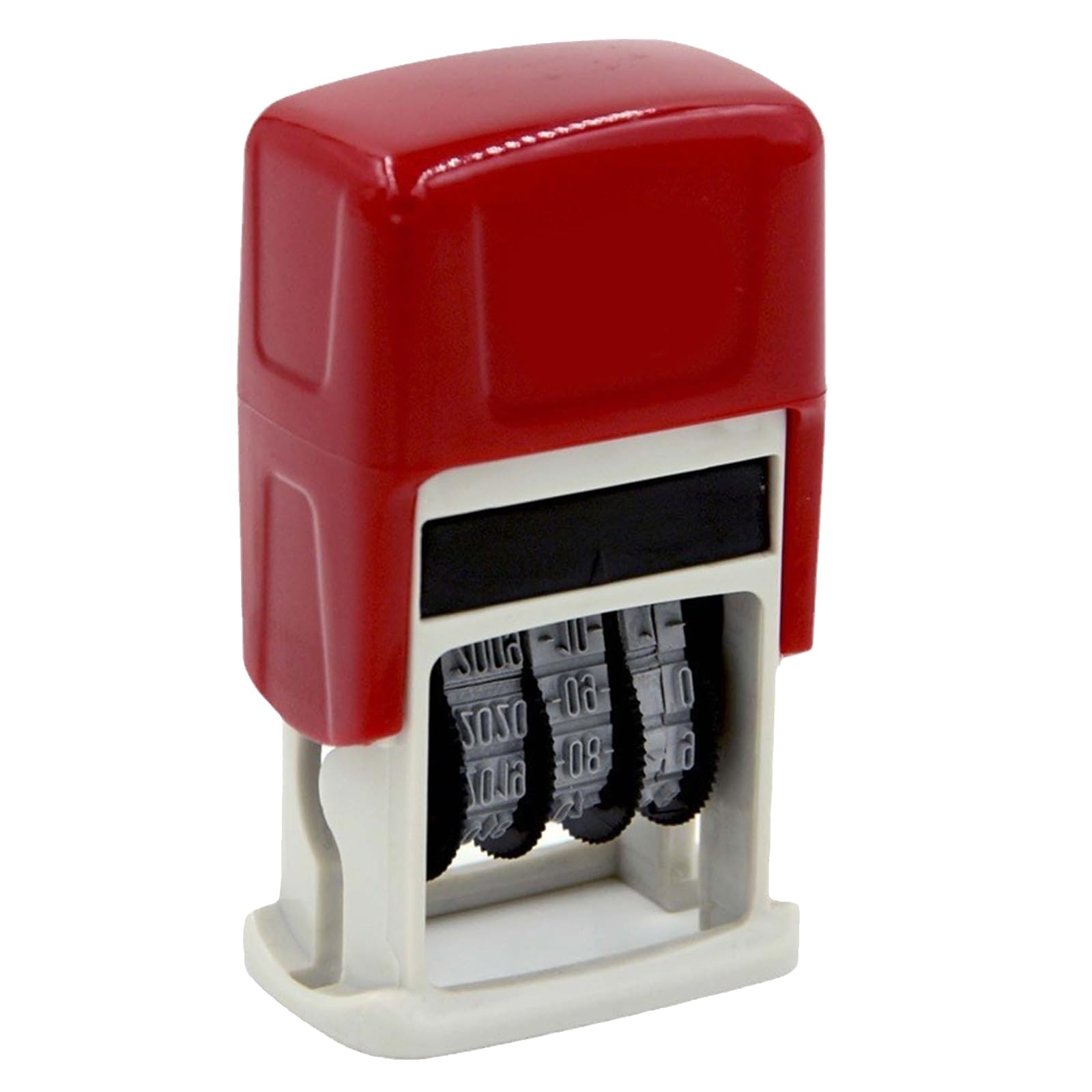 Multifunction English Date Stamp Adjustable Rubber Stamp Line Dater Number Roller Scrapbooking Date
