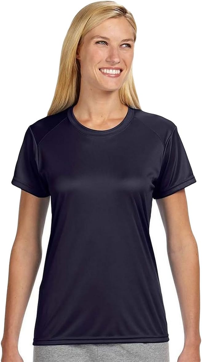 Cooling Performance Interlock Shirt, Navy, X-Small
