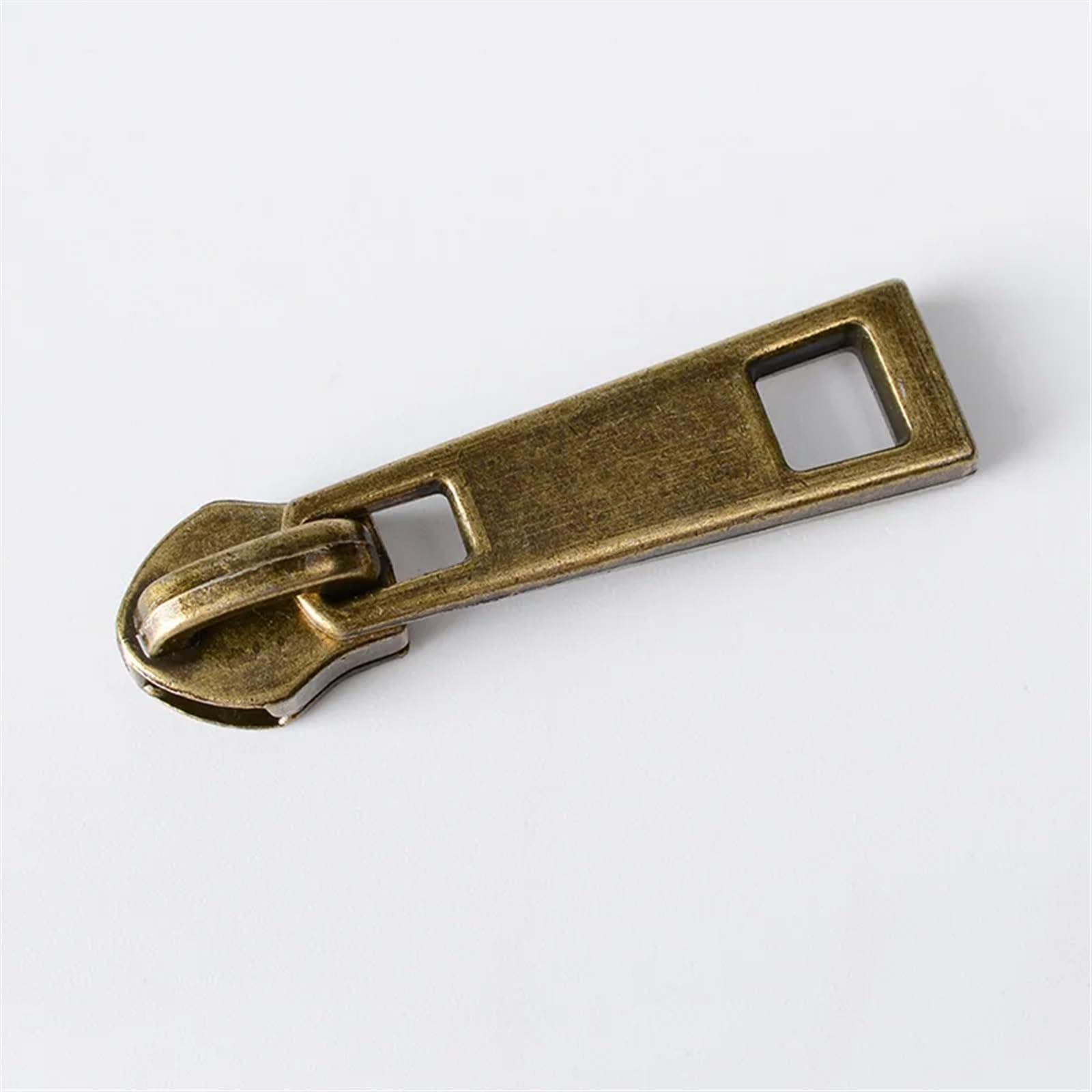Reemplazo del tirador de cremallera, Tirador de cremallera 10 unids/paquete 5 # tirador de cremallera de Metal cabeza DIY bolsas de ropa reparación reemplazar Kait tirador de cremallera reemplazo(Silv