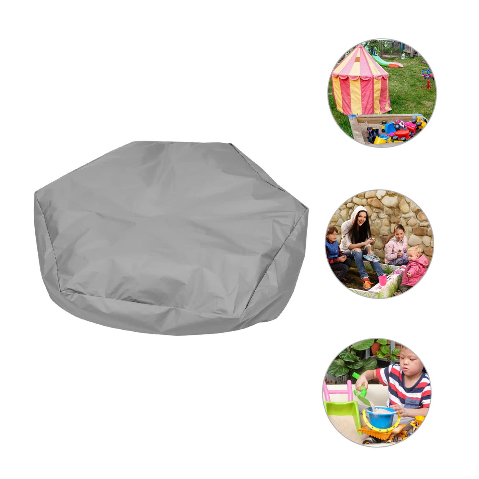 DOITOOL Protective Cover for Boys and Girls Round Sandbox Oxford Cloth Sand Toy Sandbox Protector