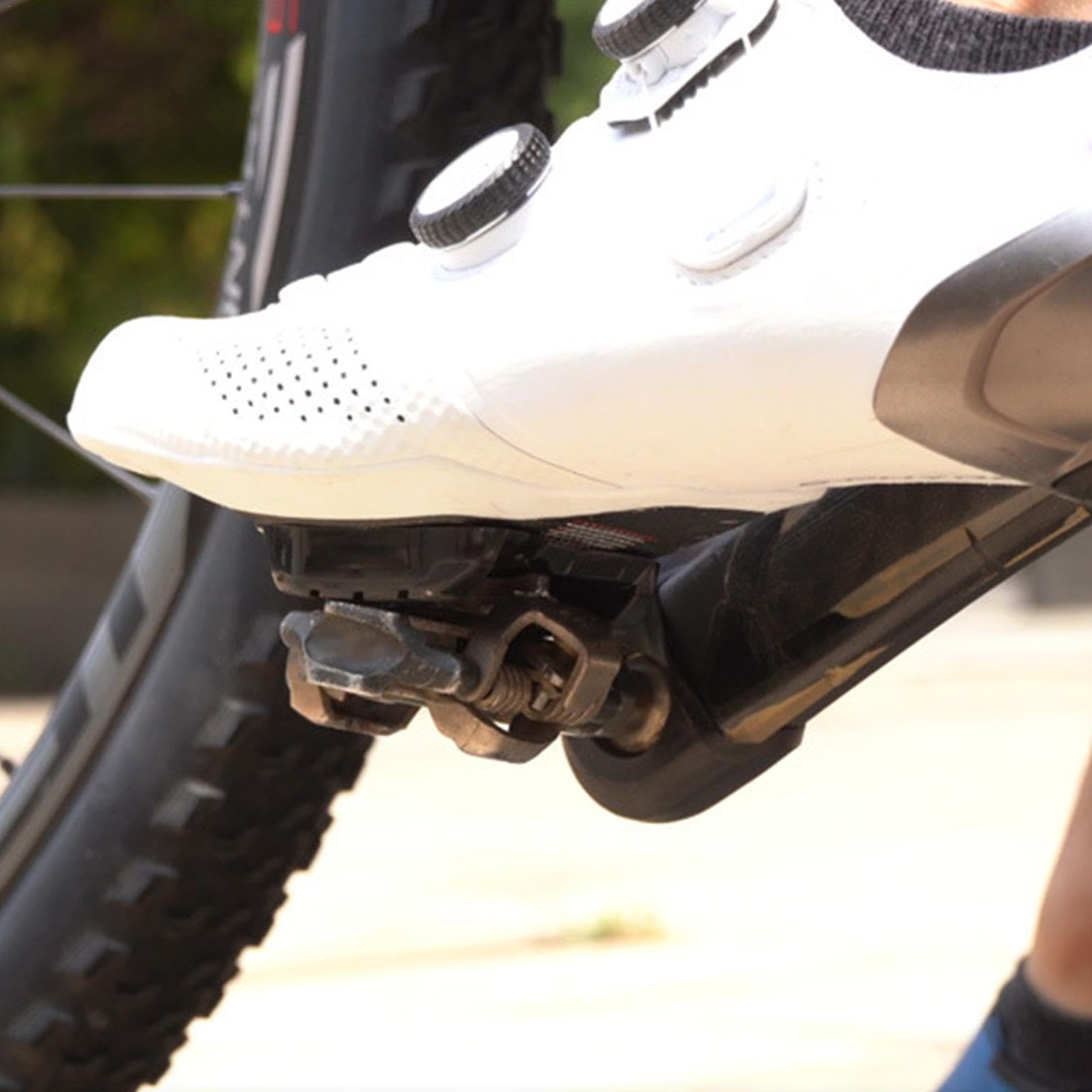 CyclingDeal Lot D'adaptateurs De Crampons Pour Chaussures De Vélo – Pour Chaussures De VTT à Utiliser Avec Des Crampons De Pédales De Vélo De Route – Adaptateurs De Conversion Et Crampons Compatibles