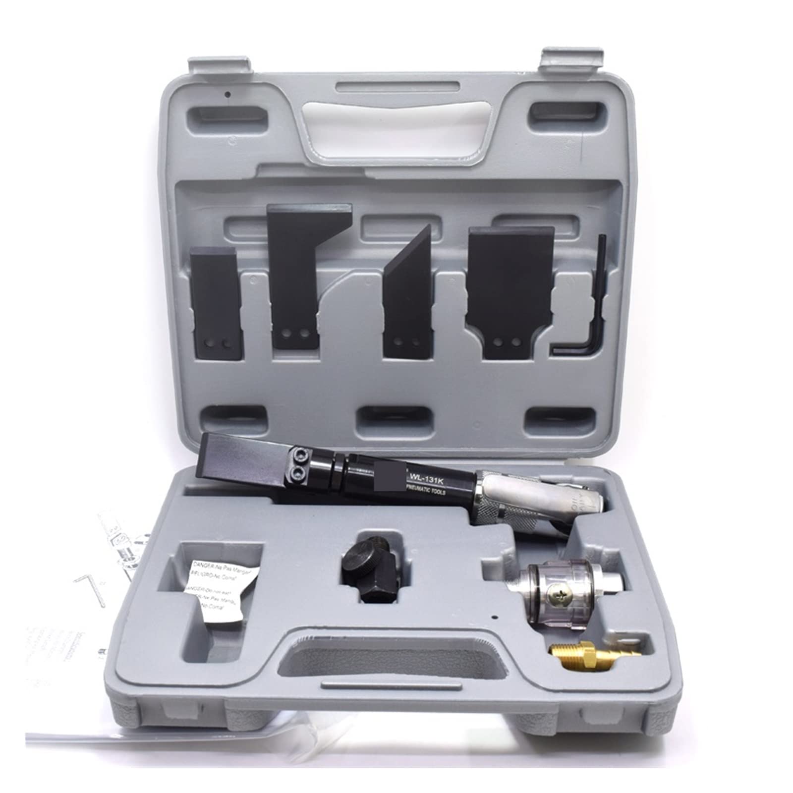 Martillo de Aire, Juego de raspador juntas adhesivas martillo aire neumático, Kit, adhesivo for coche, removedor óxido pintura con 5 uds, hoja raspado especializada