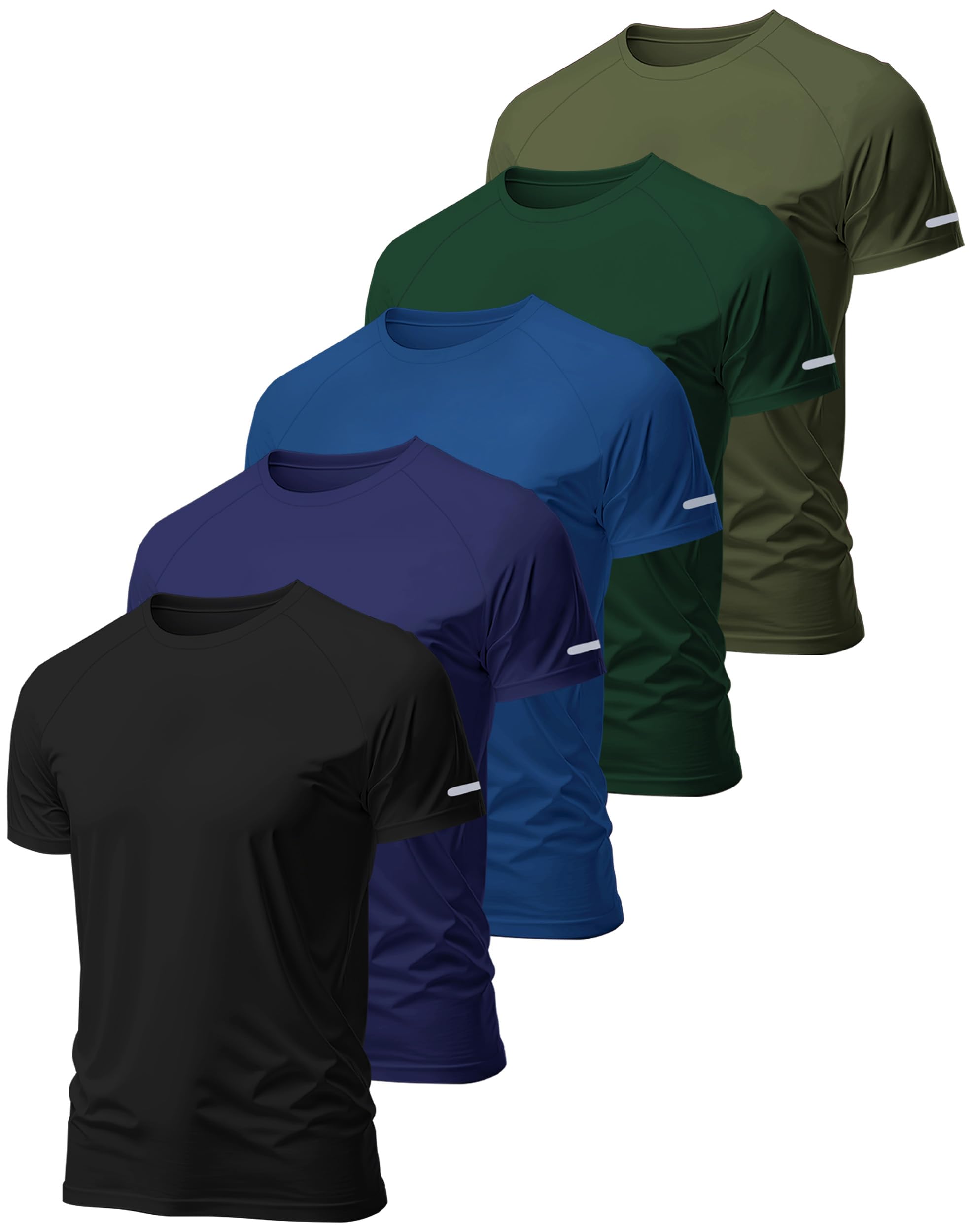 Hioutdoor Sport Tshirts Herren Für 3 Or 5er Pack Funktionsshirt Fitness Kurzarm Männer Atmungsaktiv Schnelltrocknend Trainingsshirt Laufshirt Kurzarm Bodybuilding