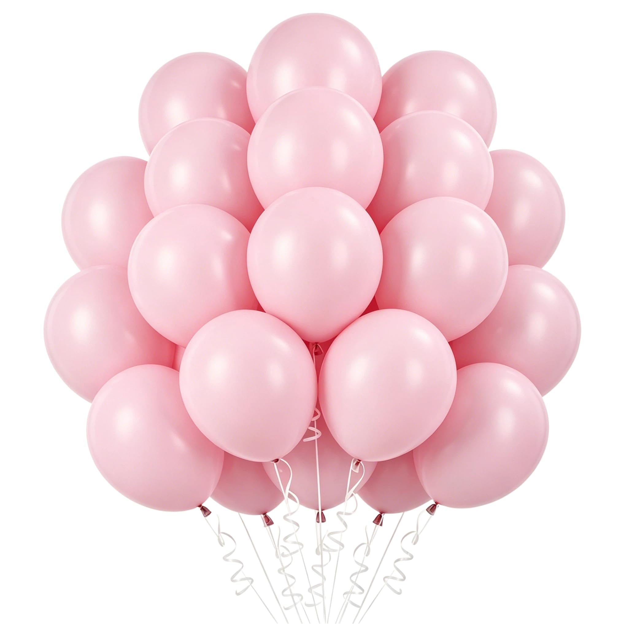 Pastel Pink Balloons, Pack of 50 Pastel Pink Balloons, 12 Inch Latex Balloons Birthday, Pastel Pink Balloons, Party Decoration, Birthday, Wedding, Festival, Anniversary Decoration — image 1
