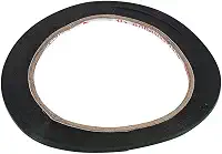 Rolo de fita de espuma dupla face preto pegajoso super forte 10 x 2 mm x 0,3 mm, impermeável, para reparo de celular, decoração de casa