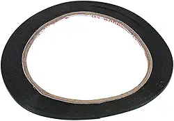 Rolo de fita de espuma dupla face preto pegajoso super forte 10 x 2 mm x 0,3 mm, impermeável, para reparo de celular, decoração de casa