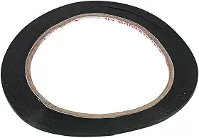 Rolo de fita de espuma dupla face preto pegajoso super forte 10 x 2 mm x 0,3 mm, impermeável, para reparo de celular, decoração de casa
