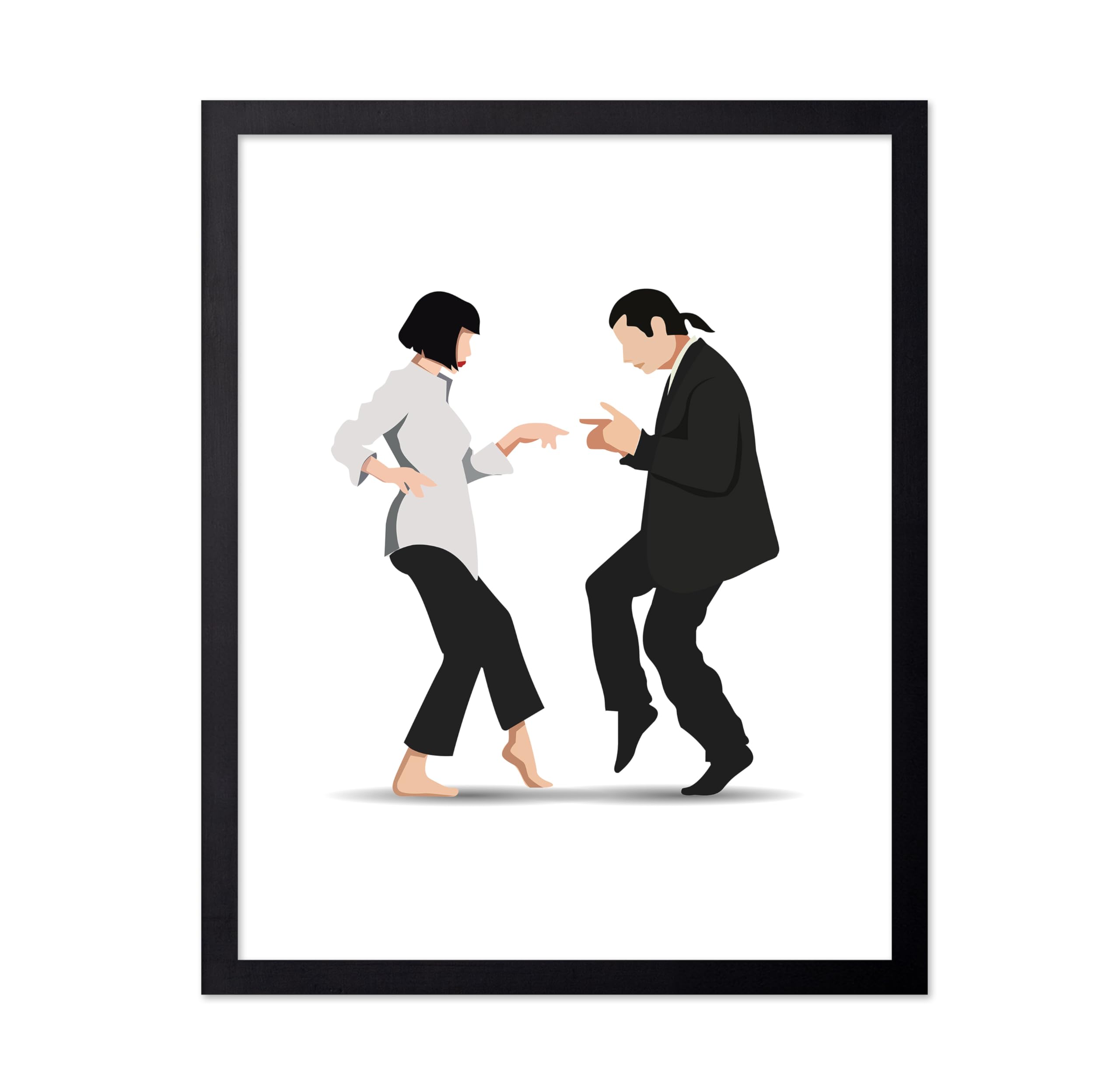 Poster Master Dance Scene Print - Famous Movie Poster - Classic Film The Twist Art - Fun Gift for Men, Women & Dancer - Decor for Living Room or Dance