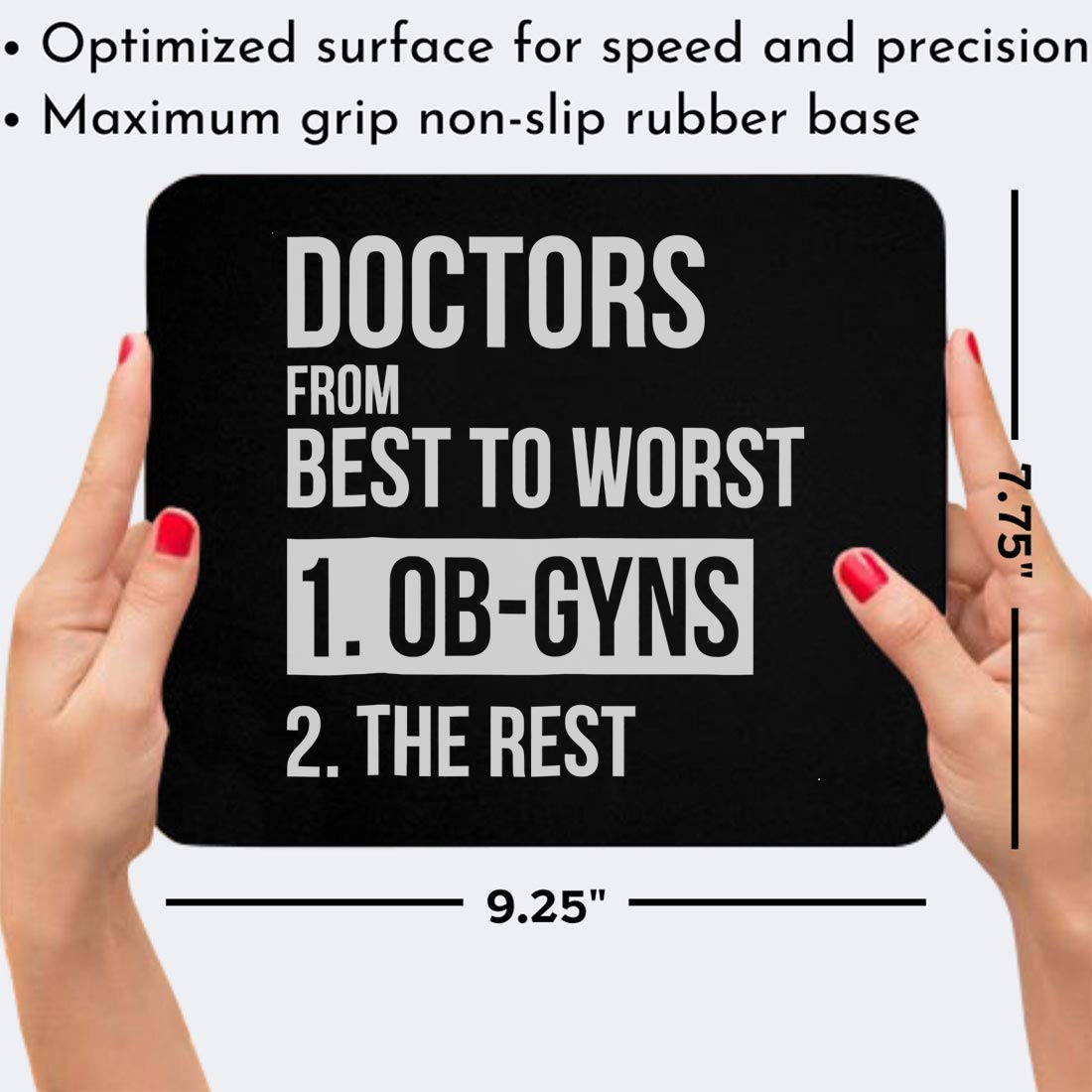 Doctors 9 Inch Mousepad Mousemat - Awesome