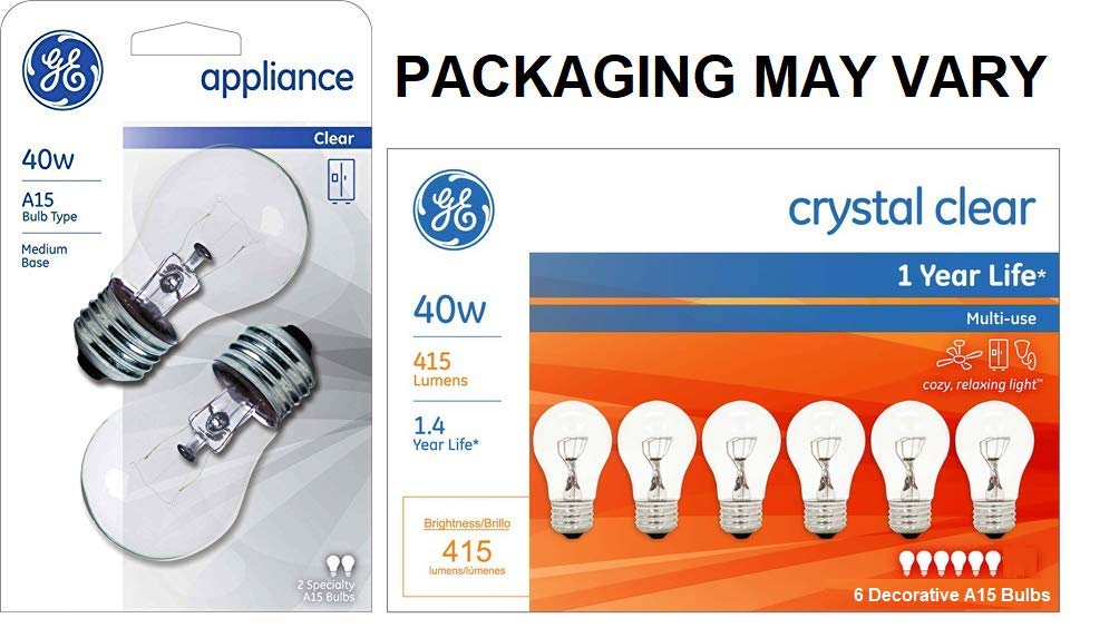 GE appliance 電球 40W A15 2個セット　90957 GE appliance 電球 40W A15 2個セット 90957 - メルカリ
