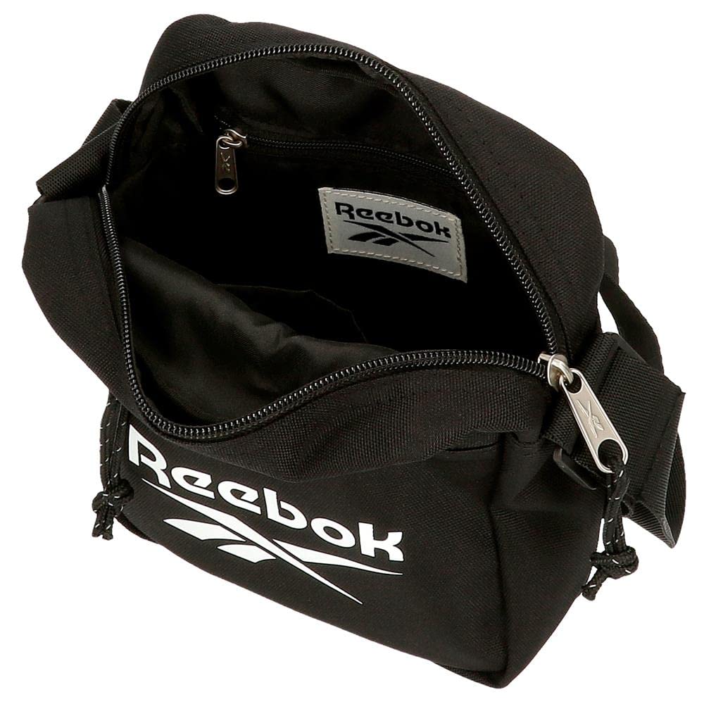 Reebok Boston Bandolera Negro 17x21x7 cms Poliéster — view 5