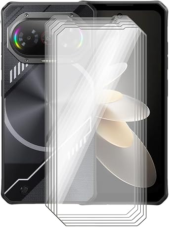 for FOSSIBOT F114 Tempered Glass Screen Protector, [5 Pack] 9H Hardness Protective Film for FOSSIBOT F114 6.67", High Clear, Anti Scratch, Bubble Free Tempered Glass Film