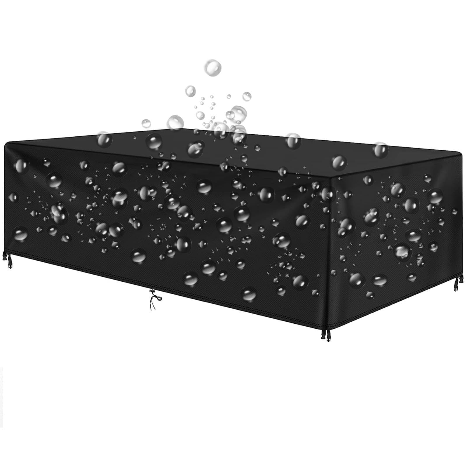 Housse Salon De Jardin 300x220x75cm Le Noir 420D Oxford