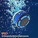BassPal Shower Speaker Waterpoof IPX7, Portable Wireless Bluetooth Speakers with Radio, Suction Cup & LED Mood Lights, Super Bass HD Sound Perfect Pool, Beach, Bathroom, Boat, Outdoors (01.Blue)