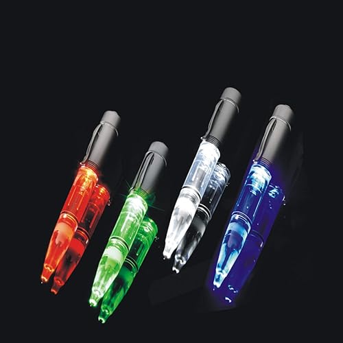 Miniatura 2 de Penyeah Bolígrafo de luz Bolígrafo LED con luz, luz para escritura nocturna, bolígrafo para escritor nocturno, accesorios de repuesto incluidos, 4