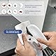 TookFun Mini Waschmaschine Ultraschall dampfsauger Reinigen Sie Flecken mit einem Klick