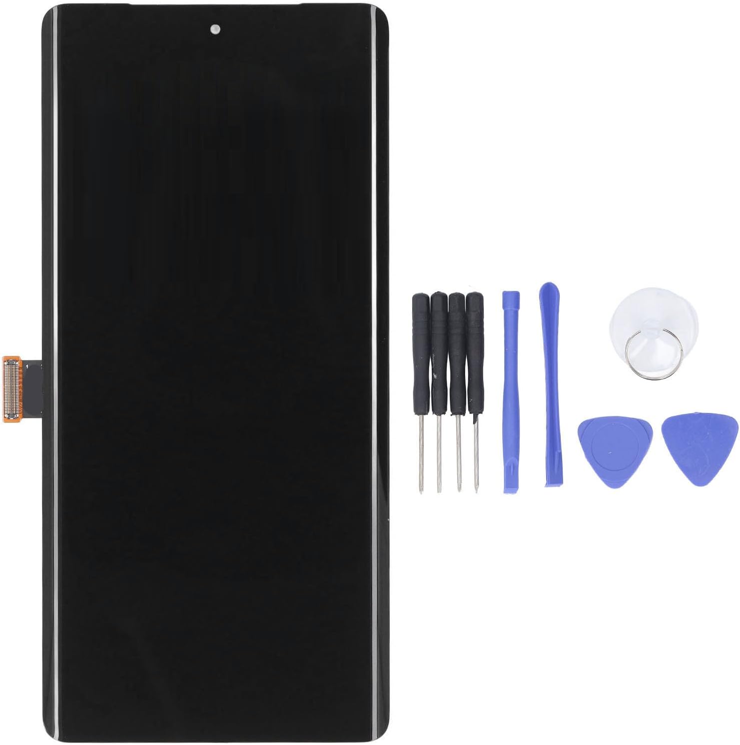 Phone Screen Assembly Digitizer Touch Screen Professional HD Replacement Kit with Fingerprint Sensor Repair Tools for Pixel 7 Pro OLED Display