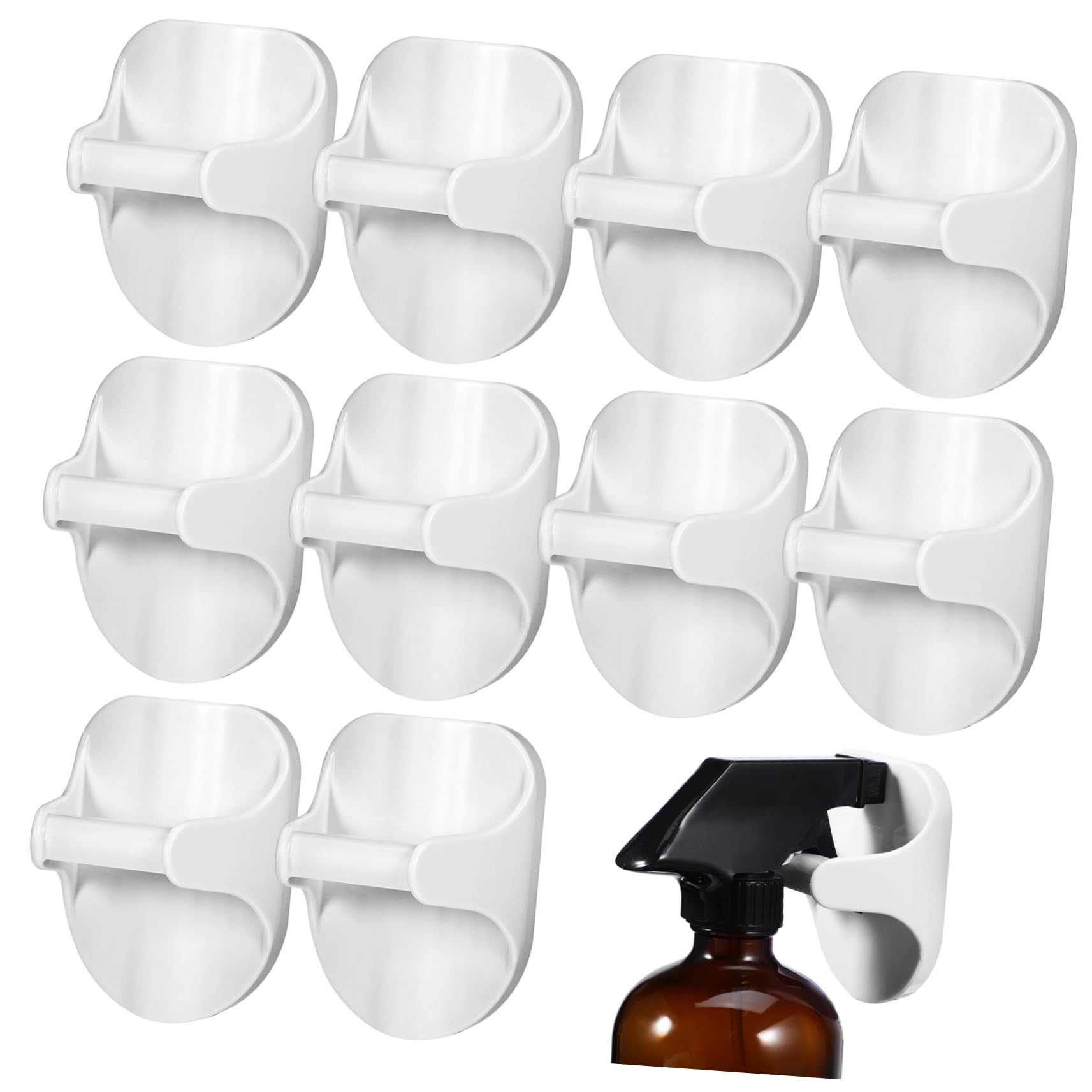 Supports muraux sans perçage pour bouteilles de spray et organisation ABS