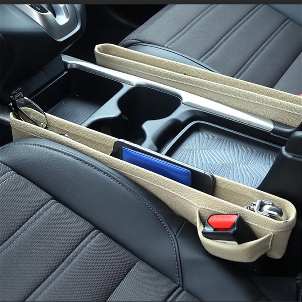 MAKUMINORS 車 用 サイド ポケット 隙間 収納 ボックス カーシート 小物 入れ ゴミ箱 運転席 助手