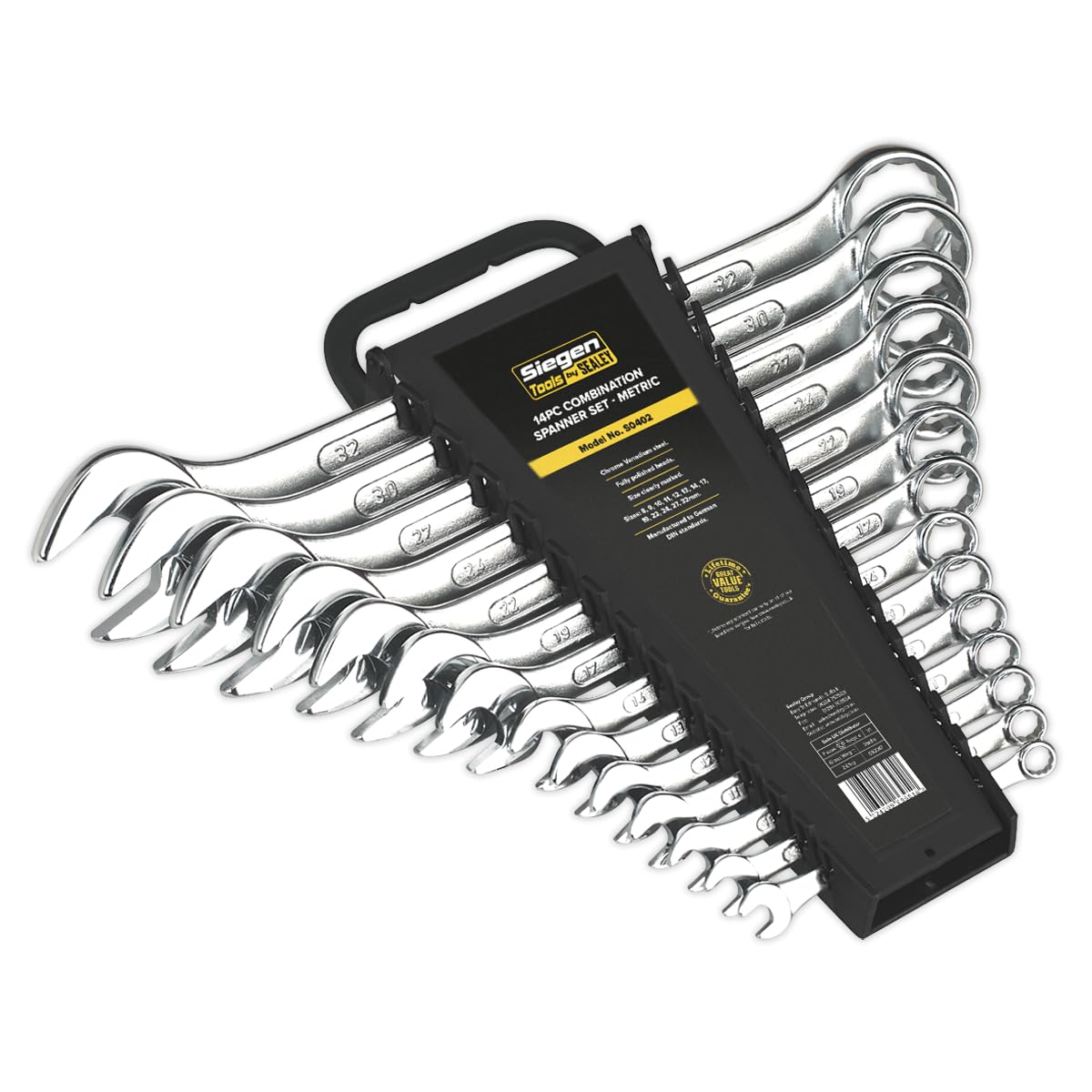 Sealey S0402 Combination Spanner Set 14pc Metric