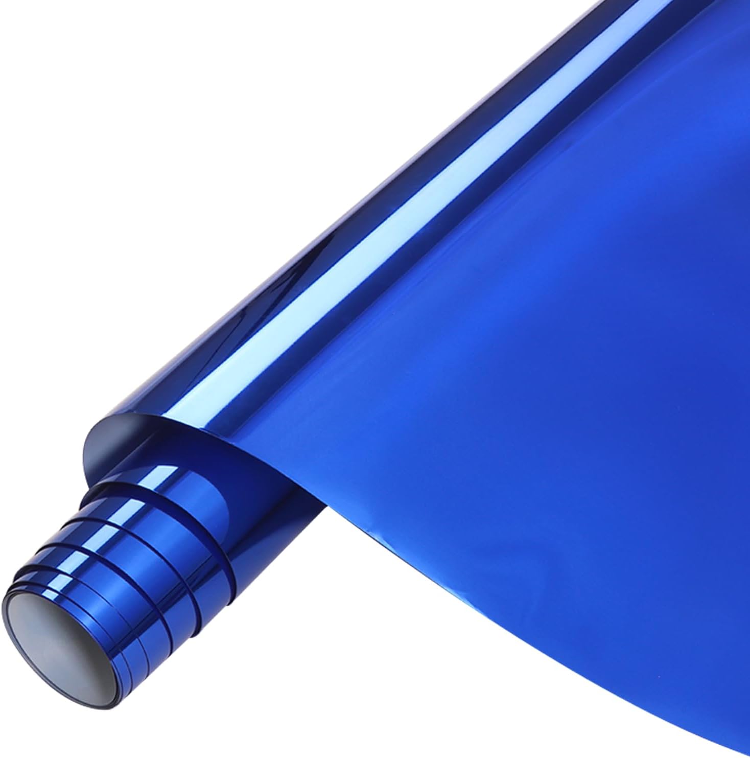 Tintnut Royal Blue Metallic HTV Vinyl Roll- 12" x 6ft Heat Transfer Vinyl Foil Holographic Iron On Vinyl for T-Shirts DIY