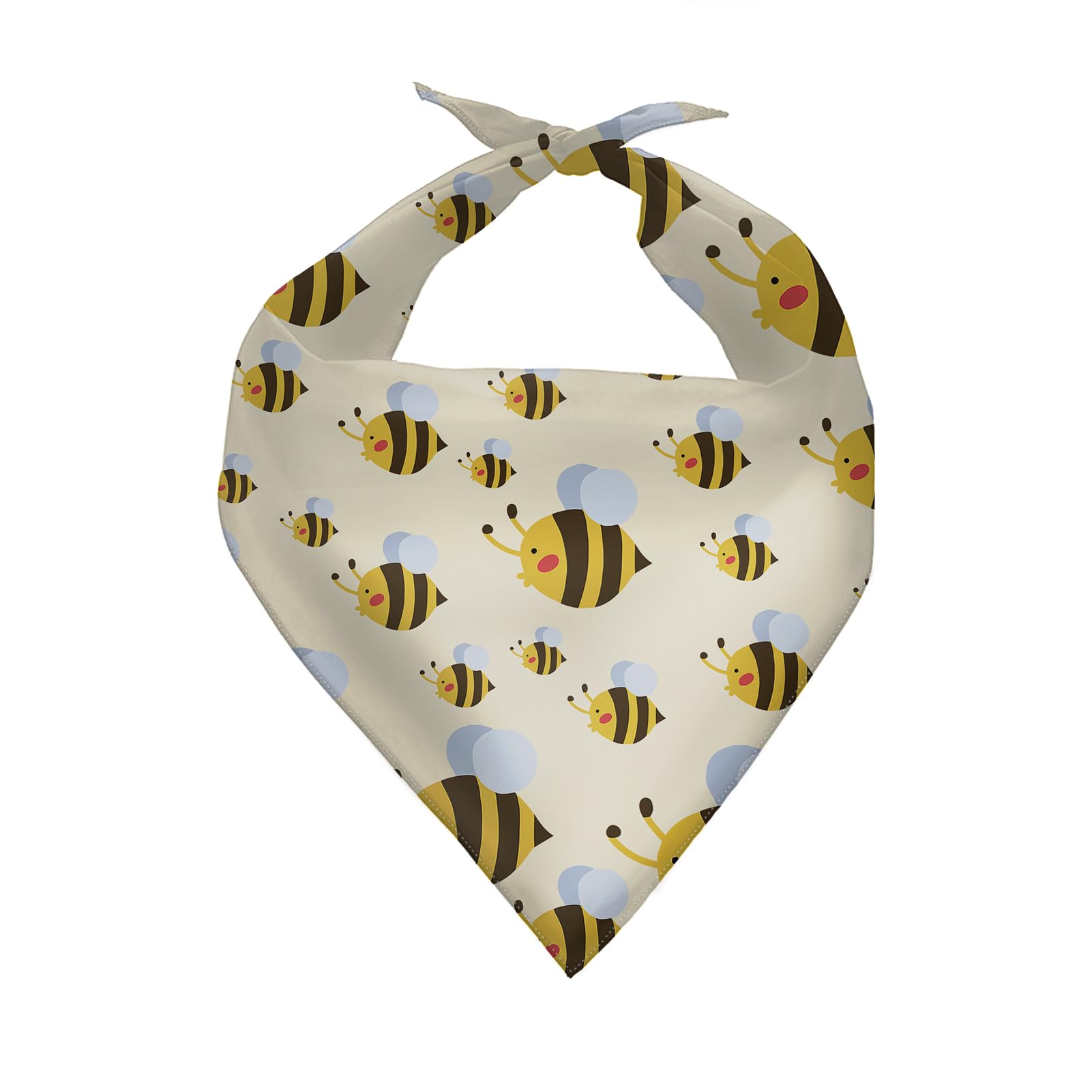 Forchrinse Bee Dog Bandanas for Boys Girls,Triangle Pet Bib Washable Dogs Cats Puppy Kerchief — image 1