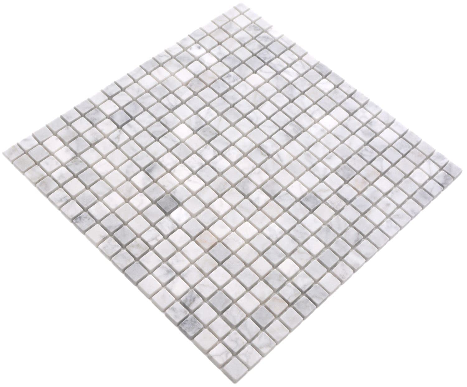 marmo mosaico pietra naturale mosaico marmo bianco opaco parete pavimento cucina bagno doccia