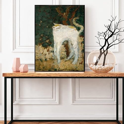 Miniatura 2 de Póster estampado de Pierre Bonnard de The White Cat - Pintura vintage en lienzo, pósteres e impresiones artísticas para pared, cuadros para el hogar