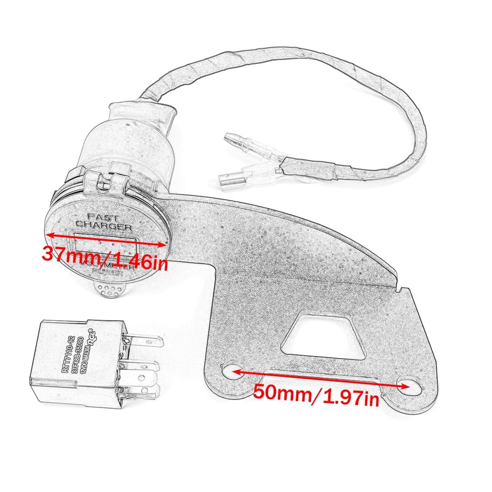 Kit Chargeur USB 12V Pour Honda Rebel 300 / 500 CMX500 – 2020-2023 – Neuf