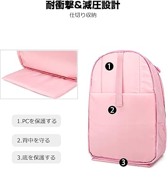 gloomy リュック（ピンク・ホワイト） 2点 バックパック/リュック（ピンク/桃色系）ファッション通販 - ZOZOTOWN