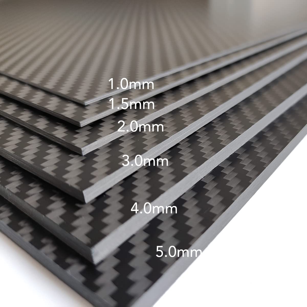 Lastra Carbonio 3K Twill 3mm - 24,5x19,5 Cm - Per Modellismo RC - La Boutique Du Composite