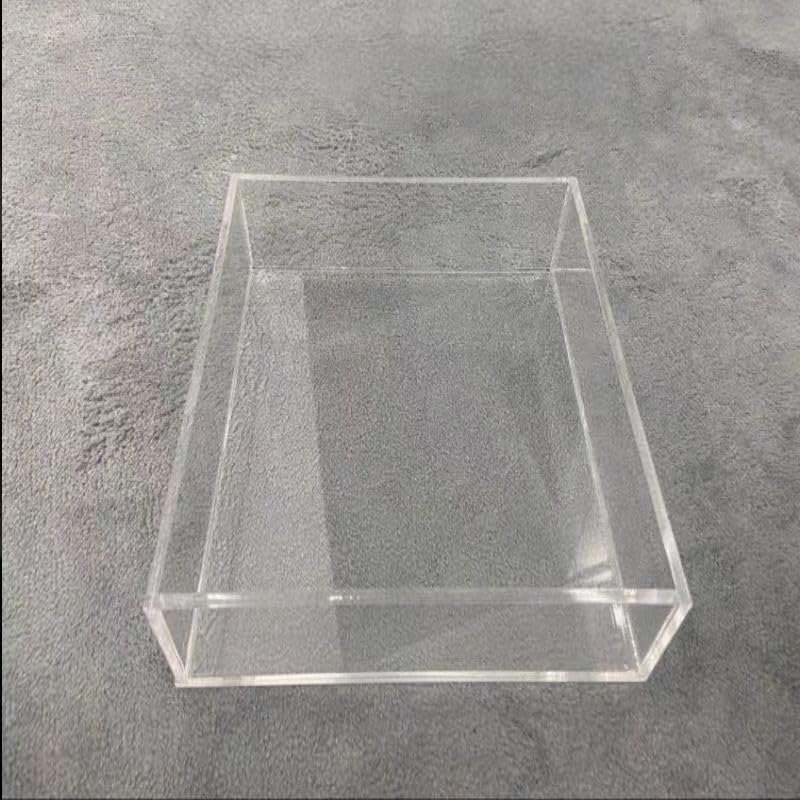 1pc 3mm Thick Clear Acrylic Shallow Water Tank - Photography Storage Tray & Display Case for Props and Collectibles(15x20x5cm)