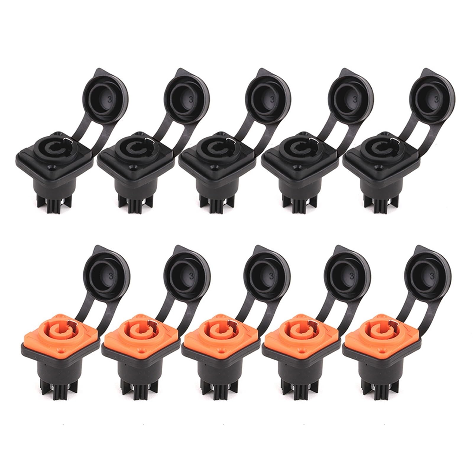 Conectores NAC3FPX para evitar desconexiones eléctricas accidentales en racks
