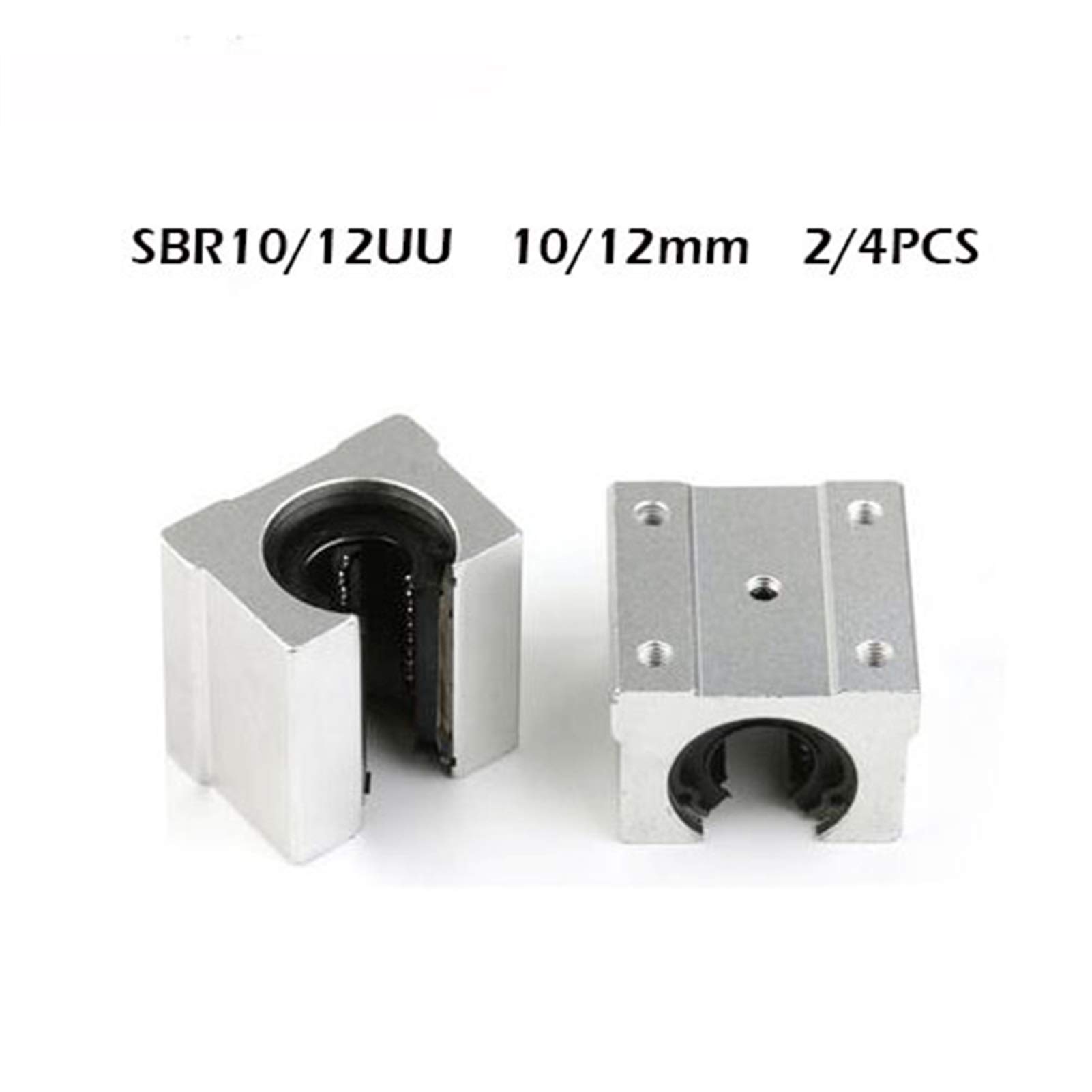 Bloc de roulement à billes linéaire professionnel CNC Routeur Guide linéaire 3D 1/2/4 pièces SBR10UU SBR12UU SBR13UU SBR16UU SBR20UU SBR25UU SBR30UU (1 pièce, SBR20UU)