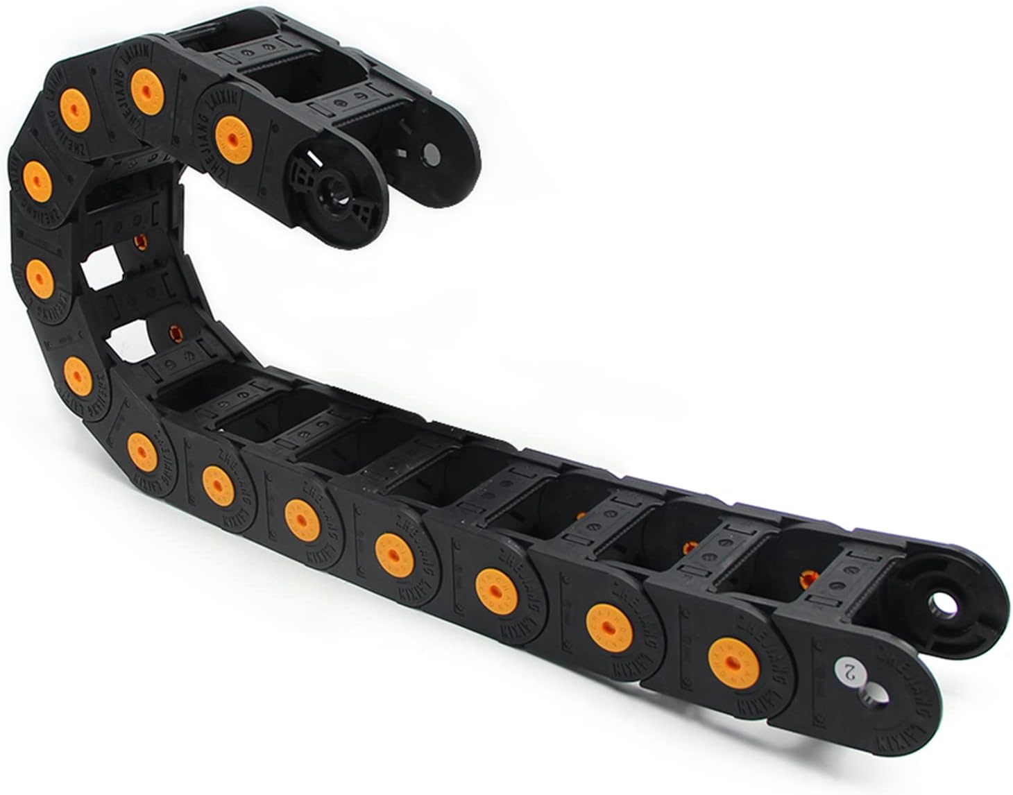 Fielect Cable Bridge Plastic Drag Chain Plastic Engineering Acid Alkali Resistant Flame Retardant Tank Chain Cable Carrier