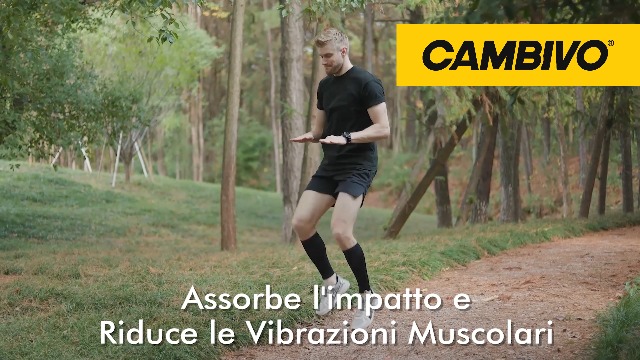 2 Paia Polpaccera A Compressione CAMBIVO - Uomo/Donna, Per Sport, Circolazione, Vene Varicose - Foto 2