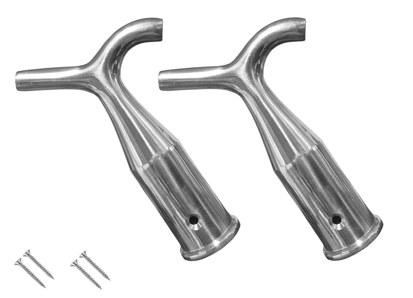 TERF® Traditional Polished Chrome Pole Hook Sash Window Catch Lift Pull