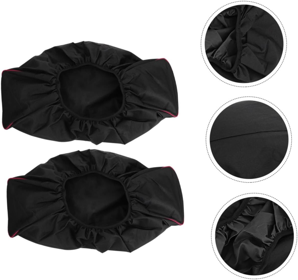 2pcs Heavy Duty Winch Cover Oxford Fabric Uv Protection for Car Winches with Elastic Fit for Optimal Defense against Wind and Scratches