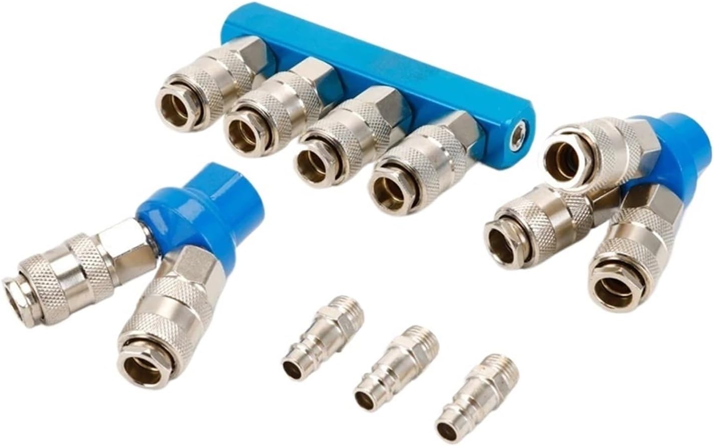 Compression fittings Air compressor accessories 1/4 inch quick connector Hose Gas distributor manifold Pneumatic connection(SML-3 w PM20)