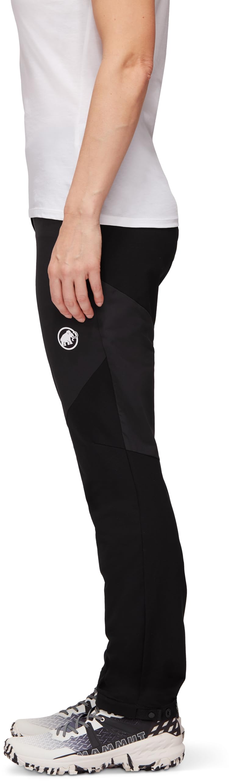 Mammut Courmayeur SO Pants Women | Softshell Wanderhose für Damen | Schwarz, Größe 36 Kurz