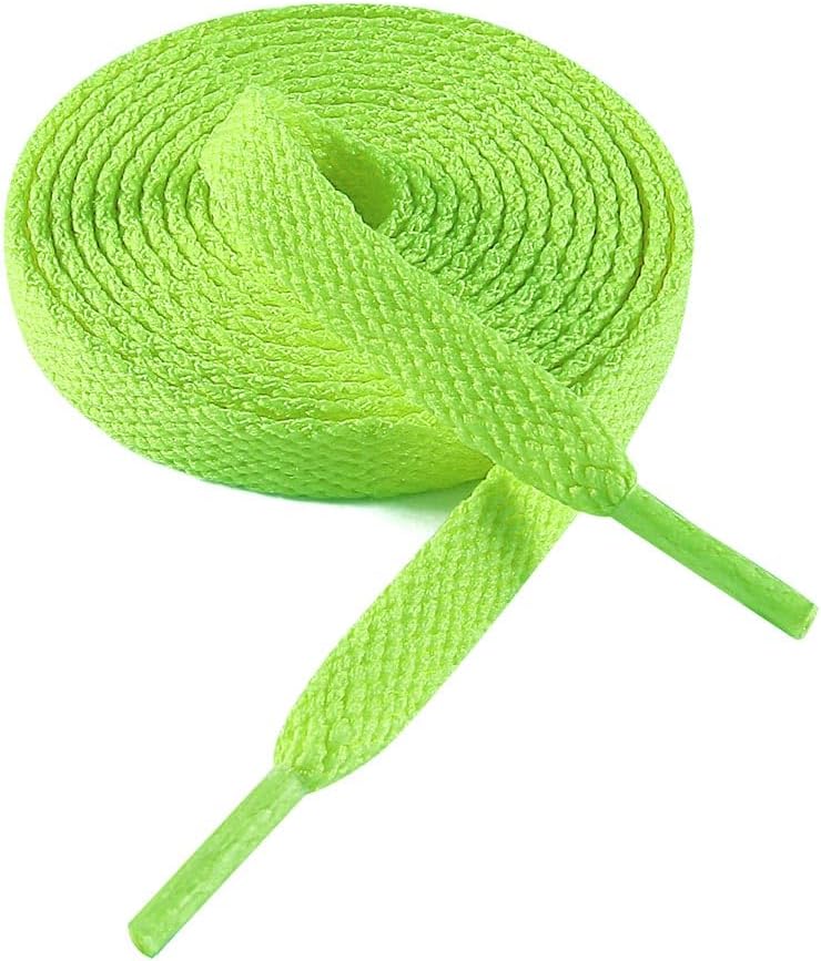 VSUDO Flat Double Layer Shoe Laces for Sneakers, Thick Flat Sneakers Shoelaces